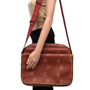Louis Vuitton America's Cup Calvi Messenger Bag Vintage Rare '94 Rust Red Unisex
